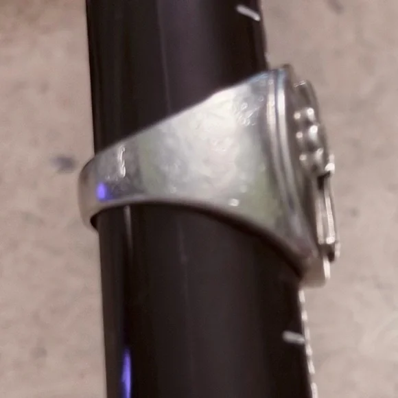 Silpada R2938 .925 Sterling Silver Affirmation Cross Ring RARE Size 8 - Picture 4 of 6